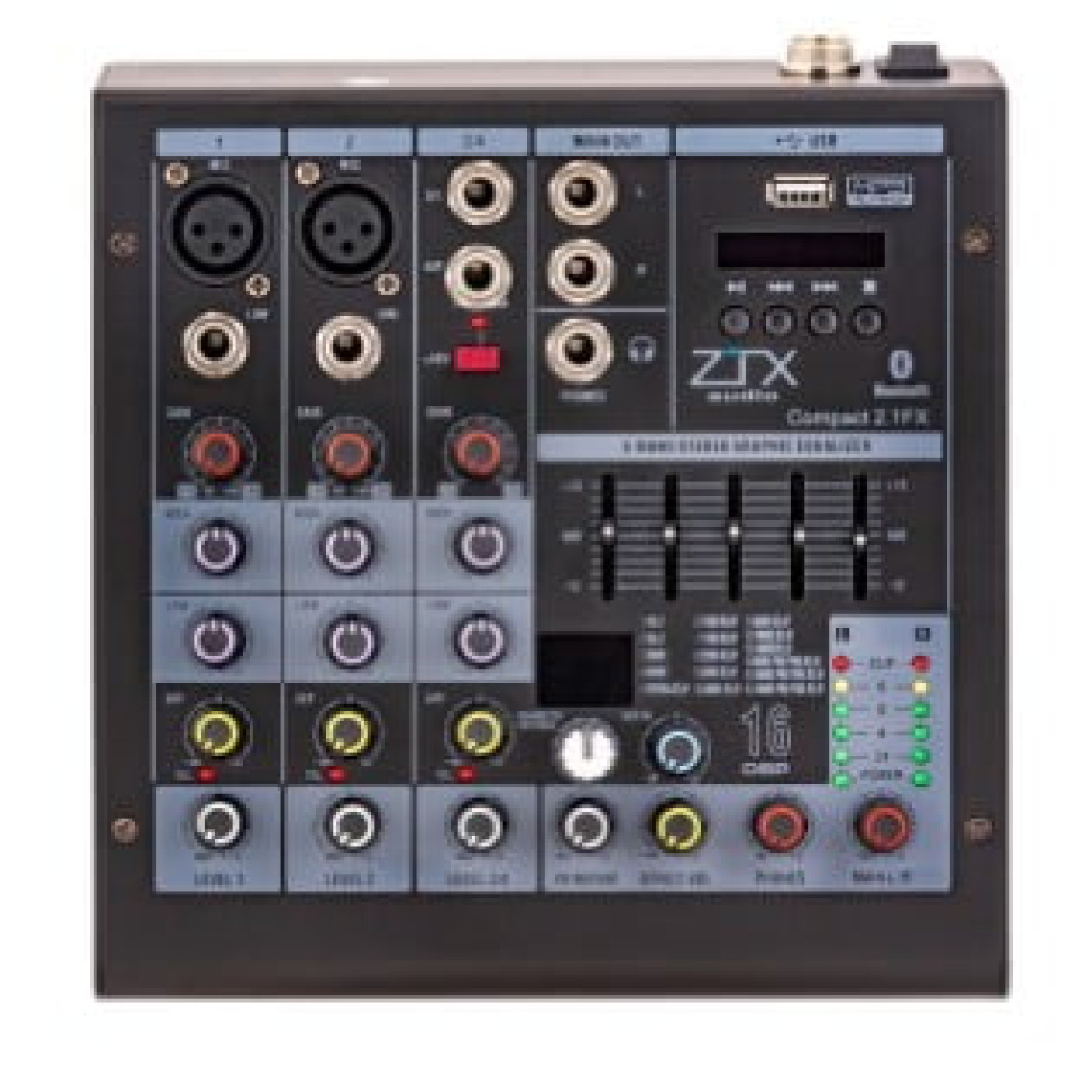 Микшерный пульт ZTX audio Compact 2.1FX